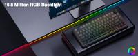 AULA-Teclado mecánico de estuctura F75, conexión trimodo con cable, Bluetooth, inalámbrico, para juegos - details 2