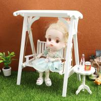 Muebles en miniatura para casa de muñecas, silla columpio, hamaca, juguete de decoración, muebles de jardín en miniatura - details 5