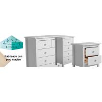 Venta-stock Comoda de Noche de 5 cajones en Blanco - details 0