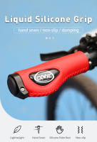 CXWXC empuñaduras de cuero para manillar de bicicleta de montaña, cubierta de Gel de silicona líquida, antideslizante, absorción de impactos, bloqueable - details 0