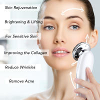 BIT Dispositivos de estiramiento Facial 7 en 1 EMS RF, masajeador Facial de microcorriente para rejuvenecimiento de la piel, terapia de luz, aparato de belleza antiedad y antiarrugas - details 1