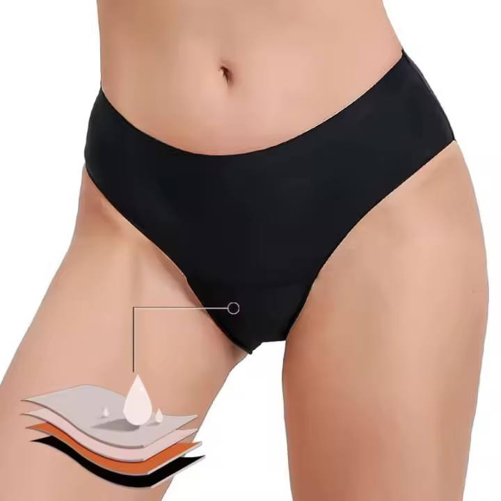 Traje de Baño de Playa de 4 Capas Impermeable, Adecuado para Mujeres, Absorbente para Adolescentes - 1