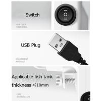 Enfriadores de acuario creativos de 2 velocidades de viento, ventilador ajustable de plástico para tanque de peces, dispositivo de refrigeración, ventilador de refrigeración de montaje en pared para acuario - details 1