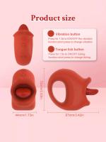 Leten-vibrador de lengua para mujer, juguetes para lamer pezones, estimulador de clítoris, masajeador erótico, juguete sexual, masturbador femenino - details 4