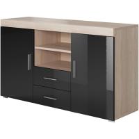 Aparador para Salón Comedor Moderno, Mueble TV de Blanco Brillo, 140x80x40 cm - details 6