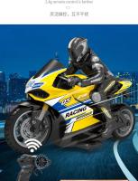 Moto de Carreras RC para Niños Scooter Eléctrico de Alta Velocidad 4 Canales Modelo de Regalo 1/6″ - details 16