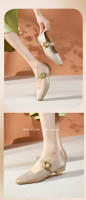 Zapatos Mary Jane vintage para mujer 2025, temperamento de alta gama para pies cansados, suelas suaves, hermosos tacones pequeños con faldas, zapatos individuales. - details 3