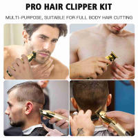 Cortadora de pelo profesional inalámbrica para hombres, máquina eléctrica recargable de 2 velocidades para cortar el pelo y la barba - details 1