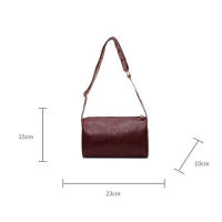 Bolso de mensajero de almohada pequeño Vintage de cuero PU de alta calidad para mujer - details 17