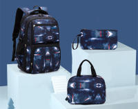 Mochilas Escolares para Niños de 3 Piezas Resistentes al Agua de Nylon para Adolescentes Bolso de Almuerzo Bolsa de Lápices - details 11