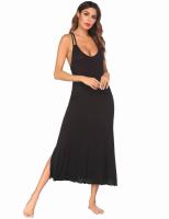 Ropa de mujer para el hogar, pijama, tirantes, vestidos largos, estampados, vestidos de dormir casuales para el hogar - details 1