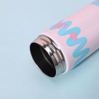 Taza aislada de acero inoxidable portátil de 600ml, taza con pajita de dopamina a prueba de fugas con asa, termo, botella de agua para actividades al aire libre - details 19