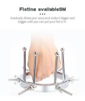 Embalaje privado SEXY SM Extremo Ajustable Anal Spreader Dilatador Vaginal Espéculo Adulto Masturbador Ano Butt Plug Expansor Juguetes sexuales - details 4