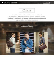 CONTACT'S-Bolso de mano de cuero genuino para hombre, cartera larga para teléfono móvil de 2022 pulgadas, porta pasaporte con cremallera, monedero masculino, 6,5 - details 17