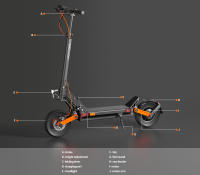 Patinete Eléctrico Plegable Joyor S5-Z Velocidad de 25KM/H Potencia de 600W Listo para Carretera - details 10