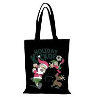 Regalo de Año Nuevo, bolso de mano para mujer, bolso de compras de Feliz Navidad para mujer, bolso de mano de dibujos animados para hombre, bolsos de tela para mujer, bolsos de compras ecológicos - details 8
