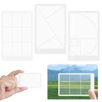 Fibonreci-buscador de vista de composición, visor de regla de posicionamiento de visualización de fotos, relación dorada, 3 piezas - details 2