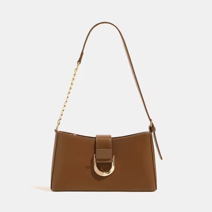 Bolso premium para las axilas nuevo bolso de hombro para mujer bolso baguette cruzado de cadena simple - 1