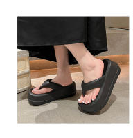Nuevas chanclas de EVA para mujer, zapatillas frías de suela gruesa, ropa de verano que aumenta las zapatillas de playa de suela blanda - details 15