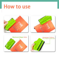 Perforadora de seta ajustable para cuaderno, cortador de papel A4, A5, A6, herramienta de álbum de recortes, 4 agujeros - details 4