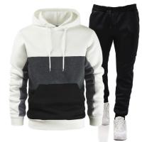 Sudadera con Capucha de Bloque de Colores Nueva y Traje Deportivo Casual de Alta Calidad para Primavera y Otoño - details 4