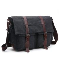 Bolso bandolera para ordenador portátil de 16 pulgadas para hombre, lona, ​​uso diario - details 10