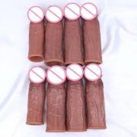 Leten Extender Realistic Condom Delay Ejaculation Sleeve Dick Male Dildo Sex Toys for Men Adult Erotic Goods - details 14