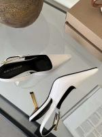 Zapatos de tacón bajo ajustados para mujer, sandalias de marca de diseñador de vestidos de novia, tacones altos elegantes cuadrados pequeños, punta puntiaguda - details 2