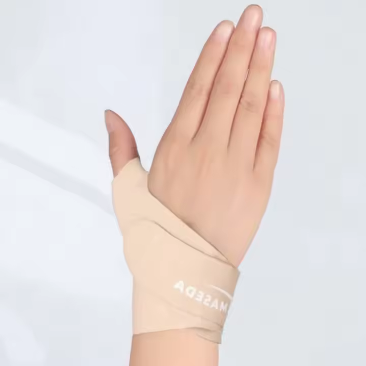 Correa de muñeca ultrafina para pulgar, Protector de dedo de compresión, soporte estabilizador para pulgar, mangas ajustables transpirables para pulgar - 1