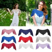 Chal de protección solar de encaje, cubierta de Bikini bordada, chal de protección solar, cárdigan de temperamento, envoltura de cuello nupcial, Foulard - details 2