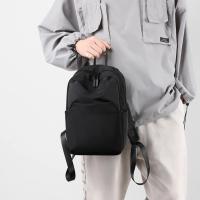 Mochila escolar de nailon transpirable para hombre, impermeable, resistente al desgaste, almacenamiento en capas, ligera para ej - details 2