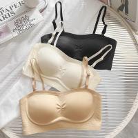 Sujetador sin costuras para mujer, sujetadores de alta calidad para mujer, Sujetador deportivo sin tirantes, Top deportivo Push Up sin aros de talla grande - details 6