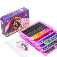 Lápices de colores profesionales 180 tonos para dibujar serie suave para bocetos y dibujo al natural lápices de artista de alta calidad - details 7
