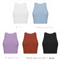 Sujetador Deportivo de Alta Cintura SHINBENE con Cojín para Mujeres Estilo Chaleco Inalámbrico para Gimnasio y Entrenamiento Tipo Tank Top con Sujetador Incorporado - details 1