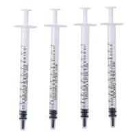 Jeringa de plástico para medir líquidos, con tapa, 1ml/cc, para alimentación de mascotas - details 3