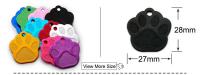 WHOLESALE 100PCS Dog Tag Name Plate Pet ID Tag Personalized Dog ID Tags Collar Accessories Pet Pendant Personalized Customized - details 1