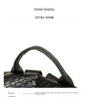 Mochilas de patrón tejidas de cuero suave para bolsos de moda para mujeres y mochilas de gran capacidad para mujeres - details 36