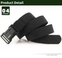Nuevo estilo cinturón táctico hebilla de aleación de aluminio cinturón de nailon elástico de entrenamiento herramientas para todo partido al aire libre liberación rápida - details 7