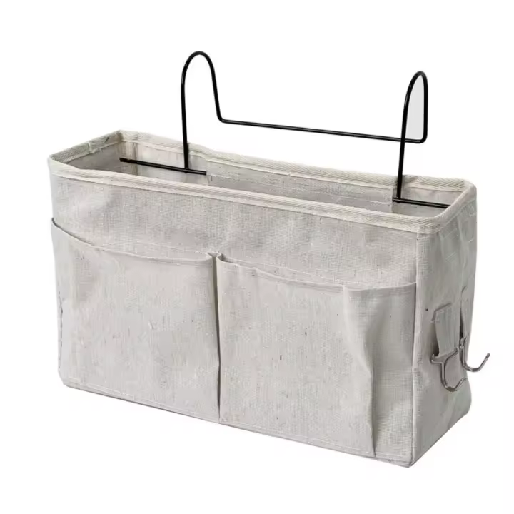Soporte para cama, bolsa de almacenamiento para cabecera de cama, organizador para cuna, cesta colgante con múltiples bolsillos, bolsa de pañales multiusos, bolsa colgante para sofá y dormitorio - 1
