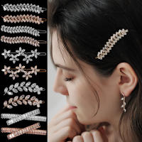 Pinzas Para El Cabello De Mujer Con Zirconia Y Cristal Adornos De Moda Para El Pelo Barretas De Boda Joyería Accesorios Para El Cabello - details 0