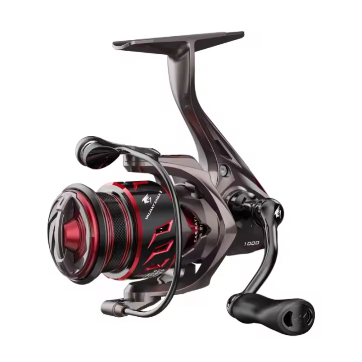 KastKing-carrete de pesca Valiant Eagle II, sistema giratorio, finura, arrastre máximo de 4,5 KG, 7BB + 1RB, relación de engranaje 5,2: 1, peso de 143g - 1