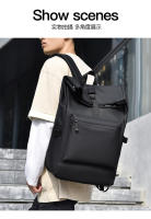 Nueva mochila multifuncional de gran capacidad de moda para estudiantes de secundaria masculinos, estudiantes universitarios, mochila de personalidad estética informal - details 10