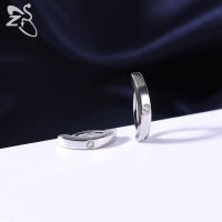 ZS-Piercing para el ombligo de Plata de Ley 925 para mujer, anillos para el vientre chapados en oro de 14K, Piercings para el cuerpo curvos inversos, 1 unidad - details 3