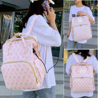 Mochila multifuncional para pañales, bolsa de mamá de gran capacidad con cama de bebé plegable para viajes - details 7