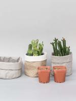 Cesta de lámpara de tela lavable de papel kraft Retro, cubierta de cesta de flores, portalápices, artículos para el hogar para maquillaje de escritorio - details 13