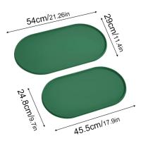 Tapete de silicona para cuenco para mascotas, Mantel Individual antideslizante fácil de limpiar para gatos, almohadilla impermeable antidesbordamiento para beber para perros y gatos - details 0