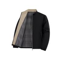 Chaquetas para hombre con cuello levantado, abrigos rompevientos, ropa Formal, Moda para primavera y otoño - details 2