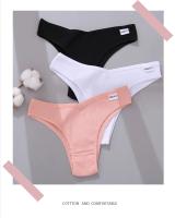 5 unids/set de bragas brasileñas de algodón para mujer, ropa interior femenina con cintura en V, ropa interior cómoda, Bikini con espalda en T de tiro bajo, lencería para niñas, nuevo - details 12