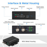 Convertidor de Elecpow HD 4K a HDMI Autodetección 720P 1080P TVI 8MP AHD CVI 5MP CVBS para Cámara de CCTV Prueba de Convertidor de Buena Daneza: Batería Normal - details 6
