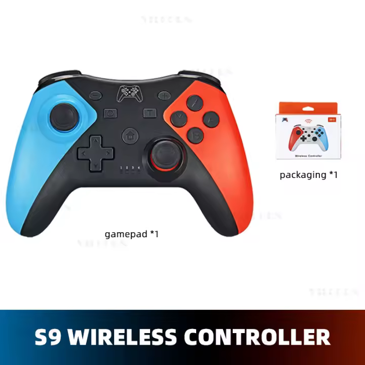 Controlador inalámbrico para consola de mando NSSwitch Pro para PC/Steam/Control Android con 6 ejes/Turbo - 1